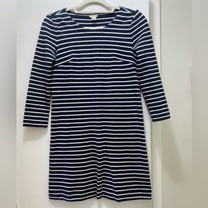 J Crew Women’s dress size xxs, blue and white